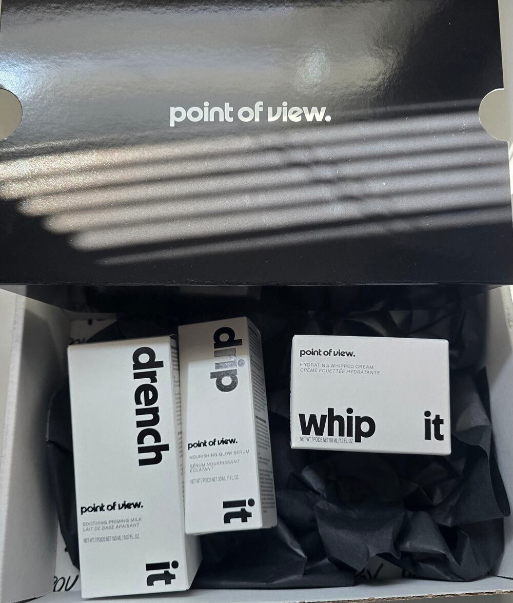 Point of View Beauty Skincare 3 Piece Bundle- Drench It, Drip It, Whip It